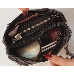 Rock Rivet Shoulder Bag Female Small Bags For Women Handbags Punk Handbag