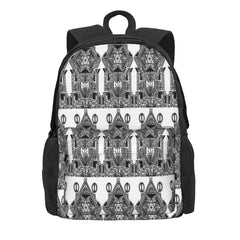 Rocket Launch Backpack Men's Bag Women's Zipper Close Manga Backpack