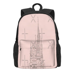 Rose Magic Castle Carving Backpacks Men's Backpacks Bags For Women Back Bag