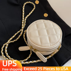 Round Crossbody Bags for Women Purses Mini Shoulder Bags Hand Bags