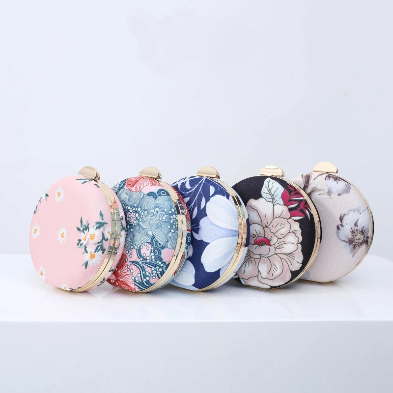 Japanese Style Flower Embroidery Crossbody Shoulder Bag