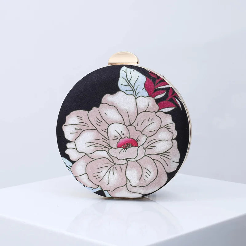 Japanese Style Flower Embroidery Crossbody Shoulder Bag