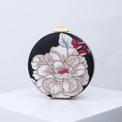 Japanese Style Flower Embroidery Crossbody Shoulder Bag