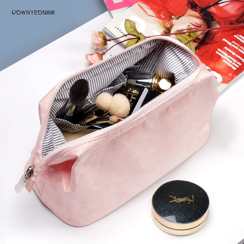 Portable Cosmetic Makeup Bag for Travel, Black