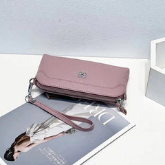 Women's Leather Clutch Purse Wallet 626