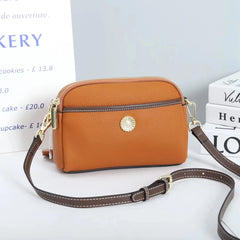 Women Small Leather Satchel Shoulder Bag