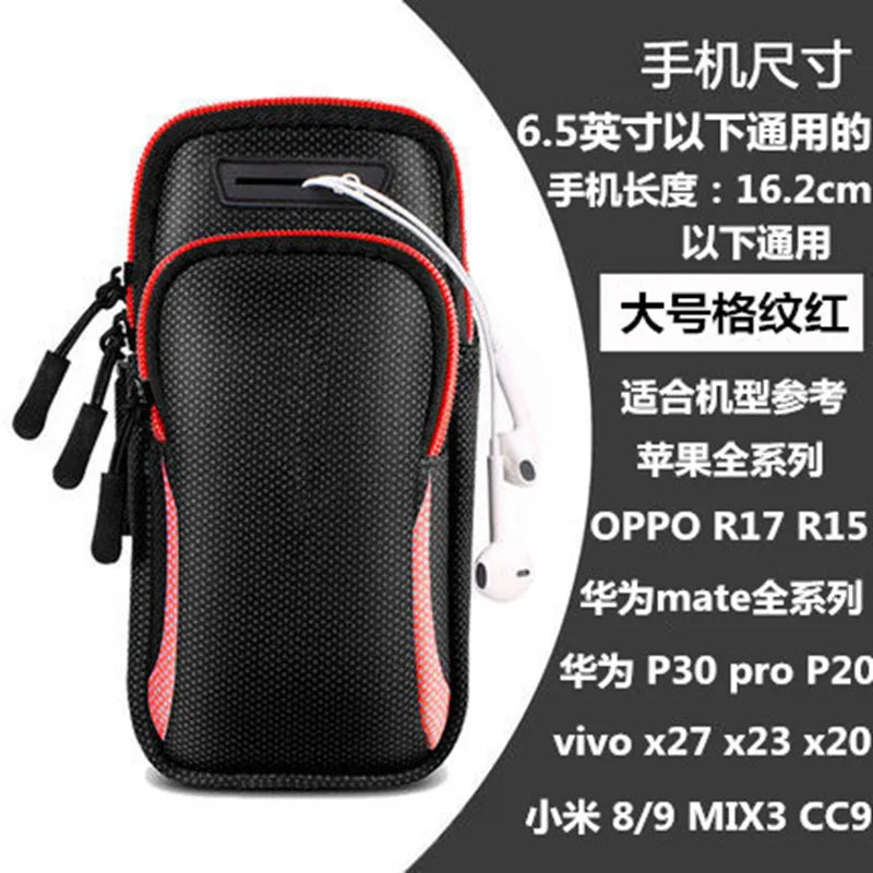 Water Resistant Running Armband for iPhone 13/12/11 Pro/XR, Galaxy S9/S8