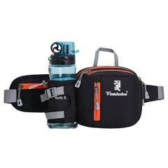 Running Belt Waist Bum Pack Phone Pouch Sports Bag with Water Bottle Holder