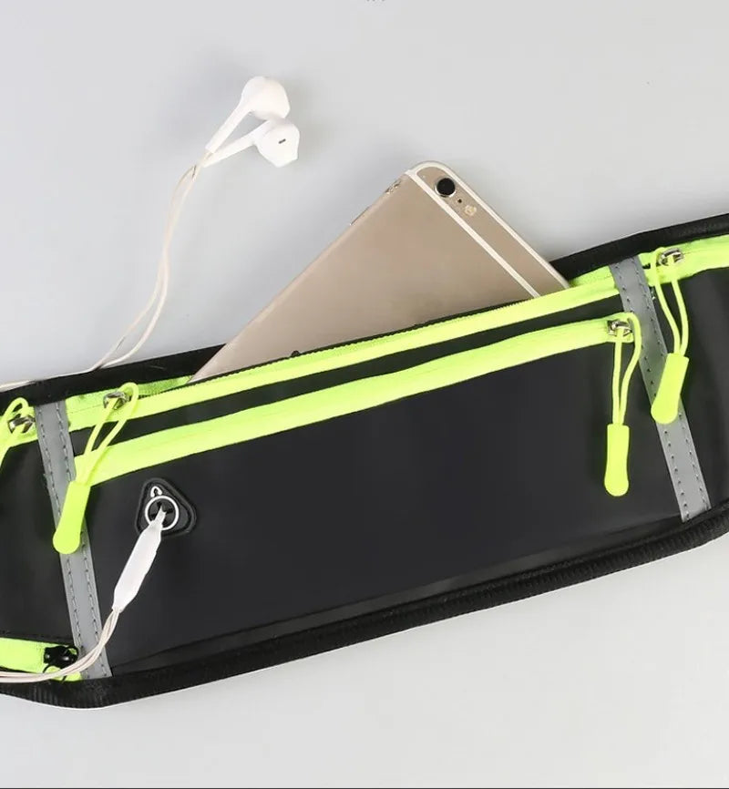 Waterproof Sports Waist Bag for Women Men Gym Belt Bag