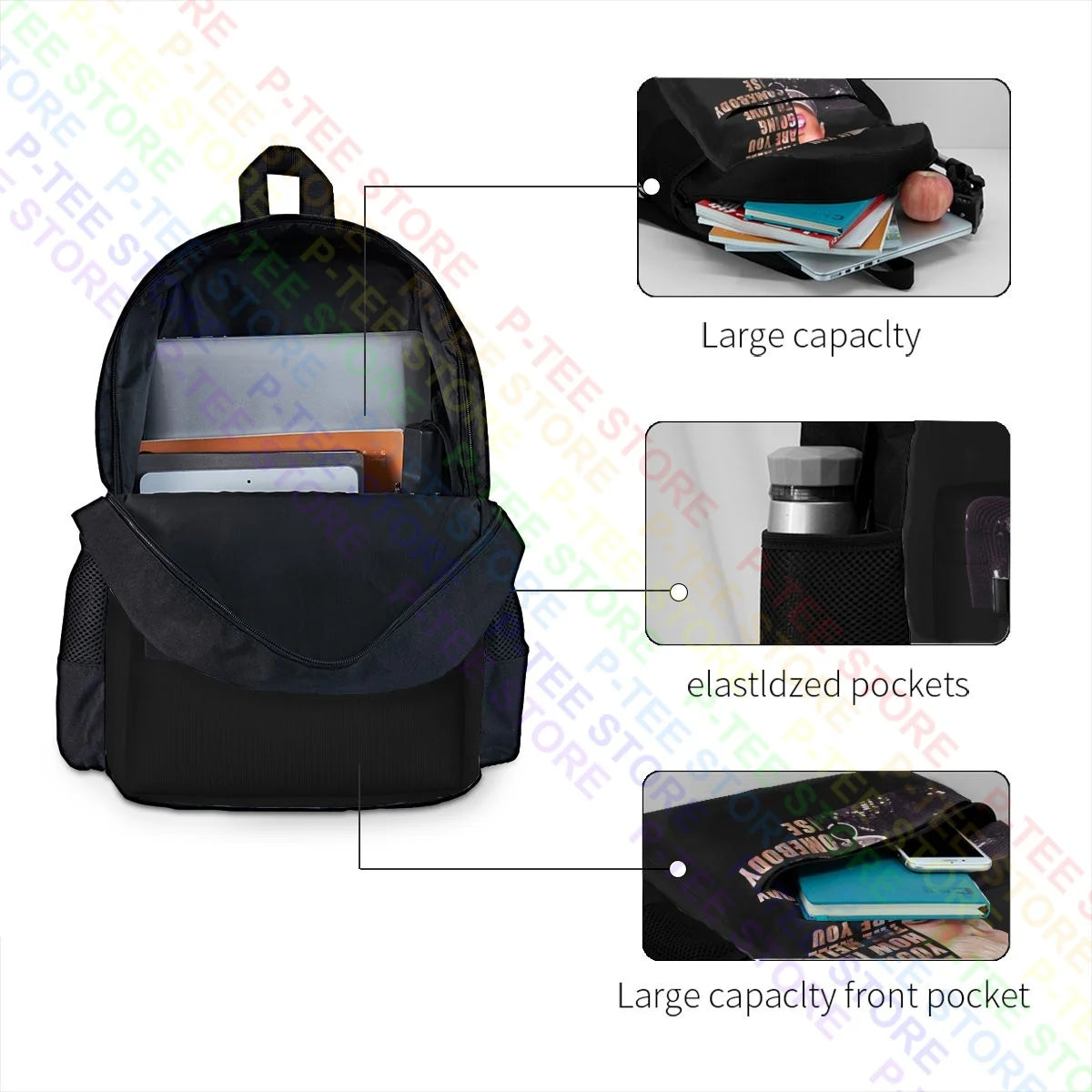 Rupaul Love Yourself Large Capacity Backpack