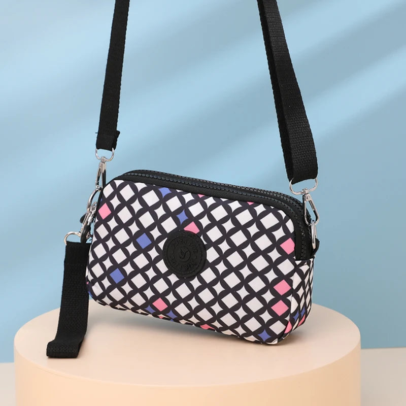 Rural Floral Style Mini Shoulder Bag Waterproof Handbag