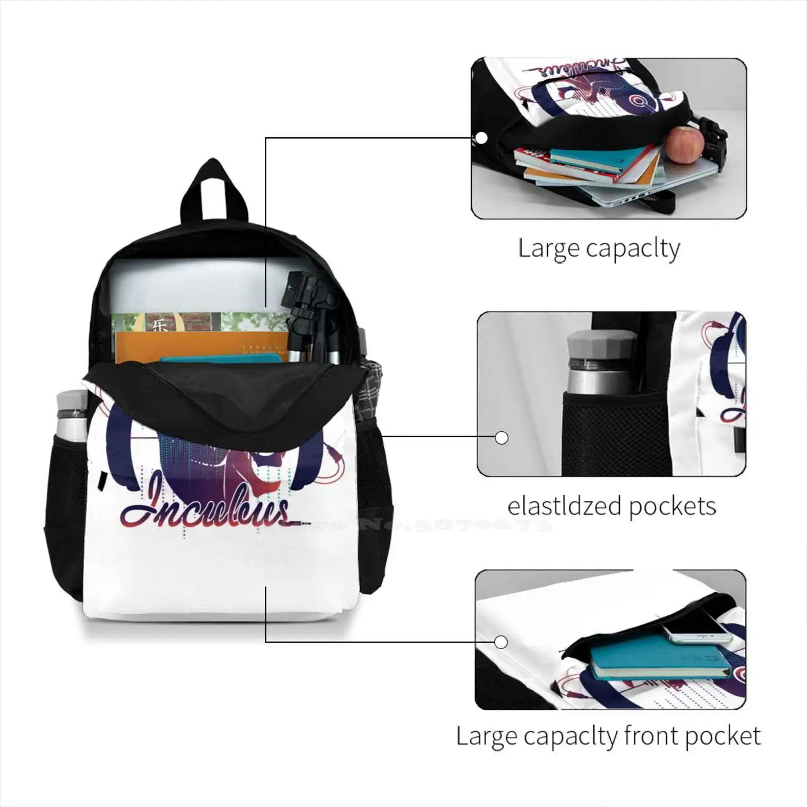 S.C.I.E.N.C.E. Music Wave Graphic Backpack