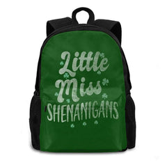 Girls Shenanigans 3D Print Backpack Casual Bag Saint Patricks