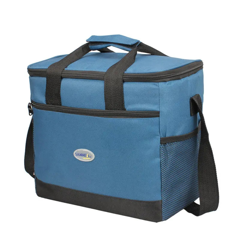 16L Thermal Picnic Tote Food Storage Cooler Bag for Family