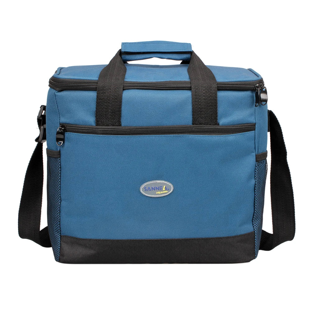 16L Thermal Picnic Tote Food Storage Cooler Bag for Family
