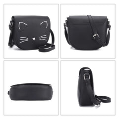 SCOFY Cat Prints Shoulder Bag for Women Girls Crossbody Bags