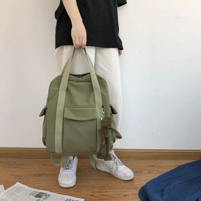 Waterproof Nylon Women Backpack Female Backpack School Backpack For Girls