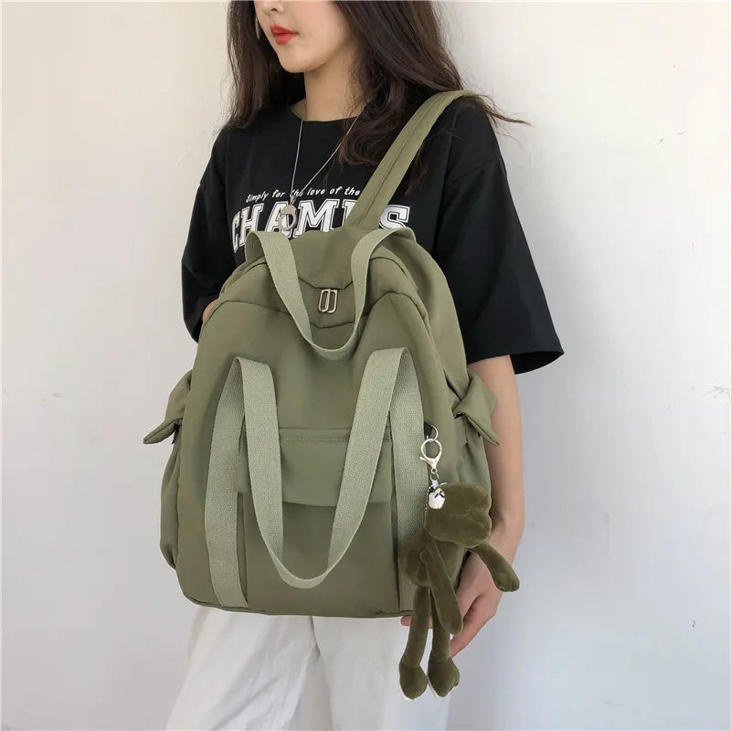 Waterproof Nylon Women Backpack Female Backpack School Backpack For Girls