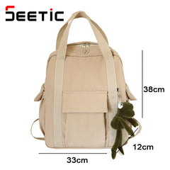 Waterproof Nylon Women Backpack Female Backpack School Backpack For Girls