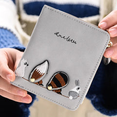Leather Women Wallets Slim Female Korea Wallet Ladies Small Purses Money Bag