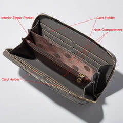 Tassel Long Zipper Women Wallets Clutch Purse Money Bags