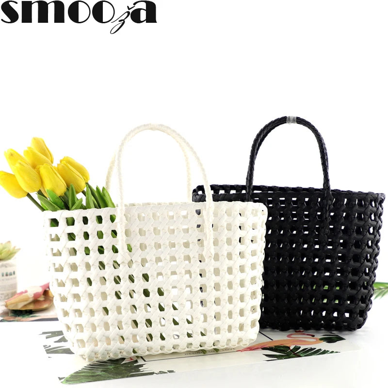 Hand-Woven Messenger Bag Single Shoulder Beach Bag