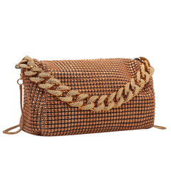 Diamonds Knitting Shoulder Bags CrossBody Bag