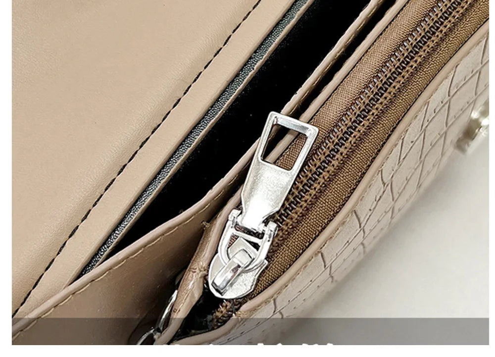 Stone Pattern Clutch Envelope Crossbody Bag Soft Women's Bag
