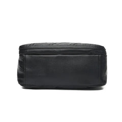 Women Messenger Bag Washed PU Leather Shoulder Bag Casual Square Bag