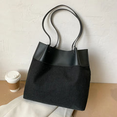 Canvas Handbags Women Large Capacity Casual Vintage Female Shoulder Bag
