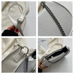 Women Crossbody Bag PU Leather Small Shoulder Bag