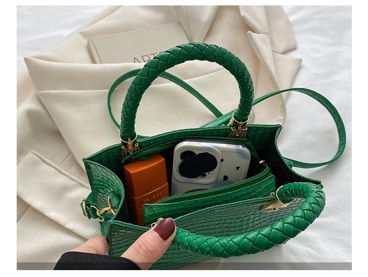 Green Crossbody Bag Women Shoulder Bag Handbags and Purses Flap Totes