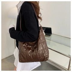 Winter Crossbody Hand Bag Bucket Shoulder Bag