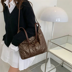 Winter Crossbody Hand Bag Bucket Shoulder Bag