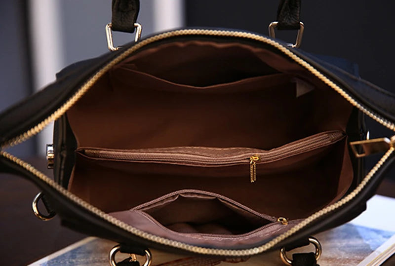 Women PU Leather Handbag Shoulder Bag Tote Ladies Messenger Bag