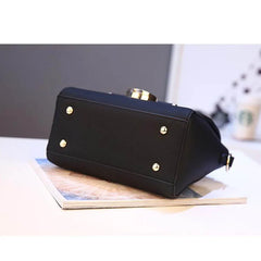 Red Lock Shoulder Bag Women Handbag Lady Totes Shopping Messenger