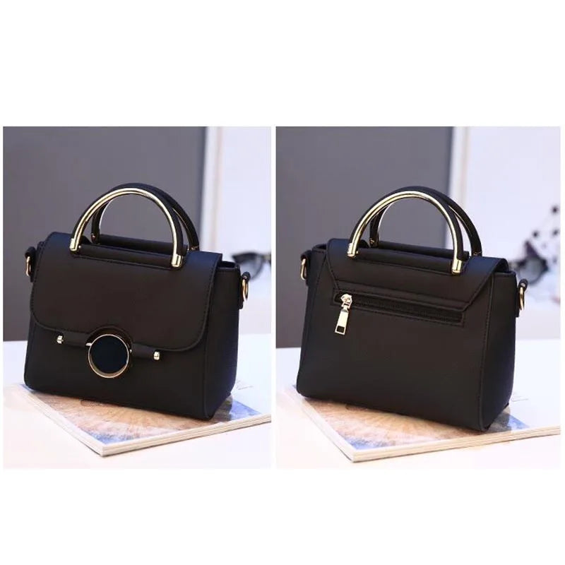 Red Lock Shoulder Bag Women Handbag Lady Totes Shopping Messenger