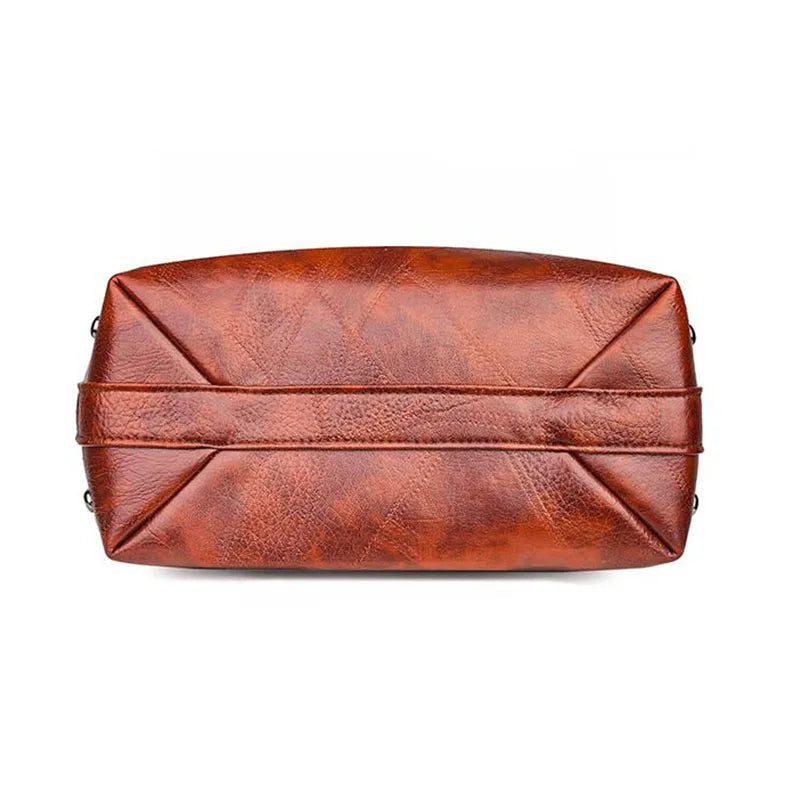Rivet Tote Bag Chain Shoulder Bag Retro Women's Shoulder Bag