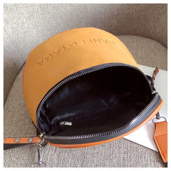 Small Messenger Bag Women's Crossbody Tote Semicircle Saddle Handbag