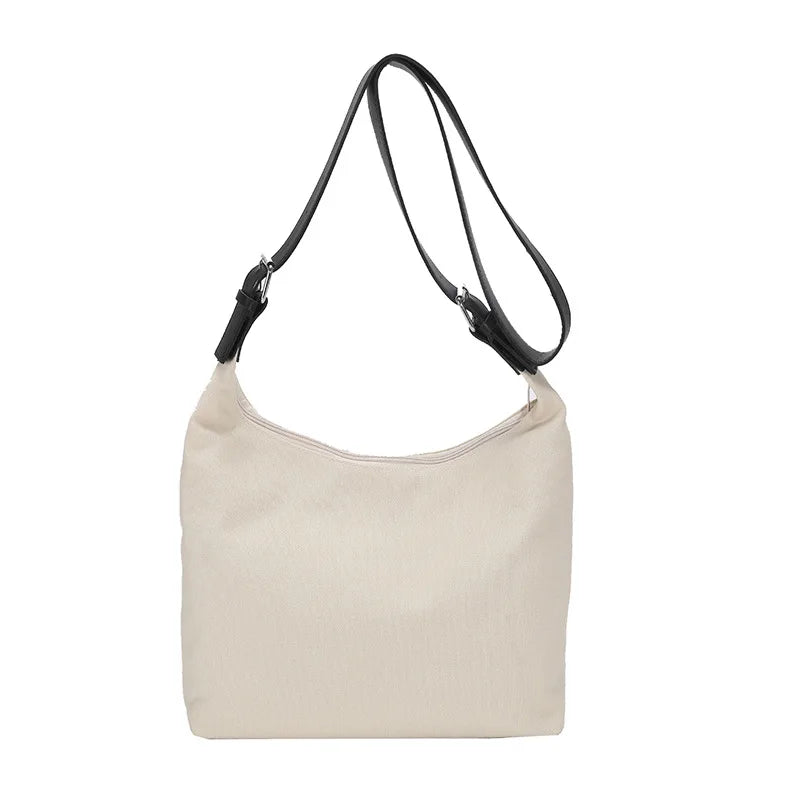 Canvas Casual Solid Women's Tote Bag Large Capacity Handbag
