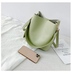Women's Bucket Shoulder Messenger Bags Large Capacity Composite Bag