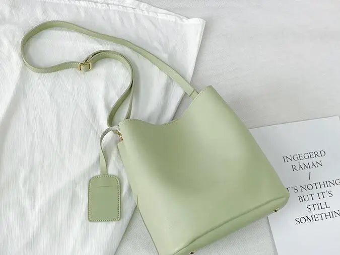 Women's Bucket Shoulder Messenger Bags Large Capacity Composite Bag
