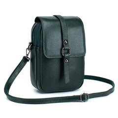 Women's Leather Messenger Bag Small Shoulder Handbag