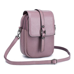 Women's Leather Messenger Bag Small Shoulder Handbag