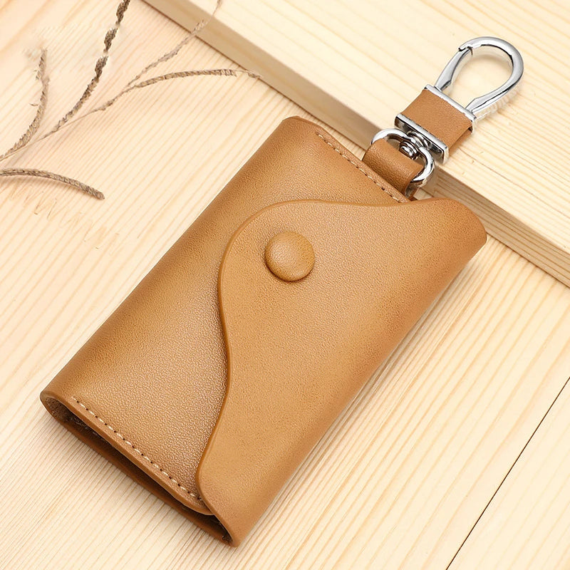 SOUTH GOOSE Leather Retro Key Holders Organizer Bag