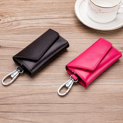 Vintage Leather Key Holders Men Women Business Housekeeper Key Case