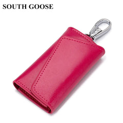 Vintage Leather Key Holders Men Women Business Housekeeper Key Case