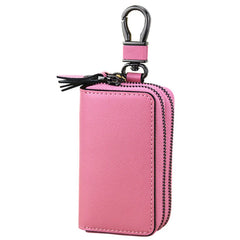 Double Zip Key Wallet Organizer for Men and Women