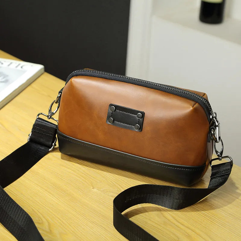 Men Wallet Long Zipper Clutch Handy Bag High PU Leather Purse