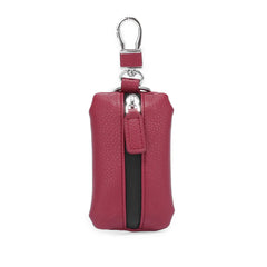 Leather Key Wallets Waterproof Zipper Men Car Key Holder